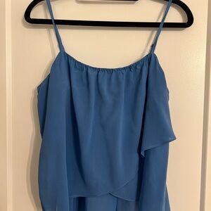 Elegant Blue Women's Top